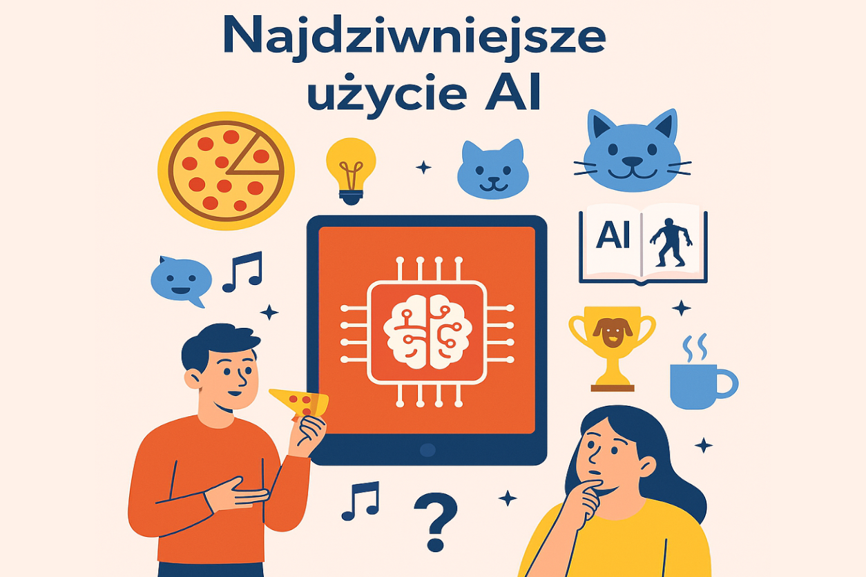Cover Image for Najdziwniejsze użycie AI – od zabawnych eksperymentów do codziennych narzędzi w pracy rownież w bhp